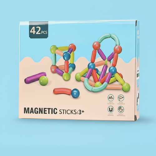 42 Pcs Magnetic Building Sticks