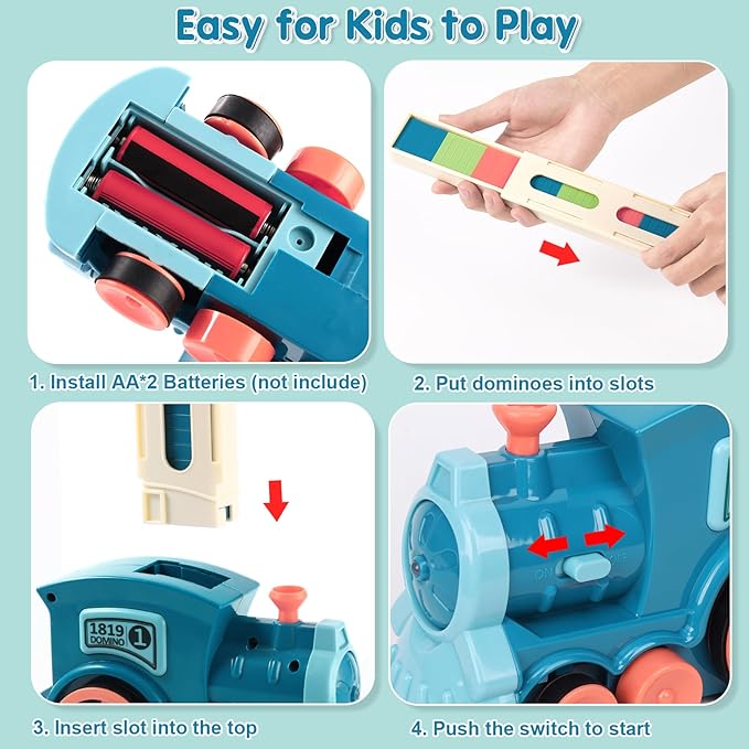 Atomatic Electric Domino Train Set