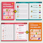 Reusable Handwriting Book – Deep Grooved Tracing Lines with Disappearing Ink