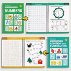 Reusable Handwriting Book – Deep Grooved Tracing Lines with Disappearing Ink