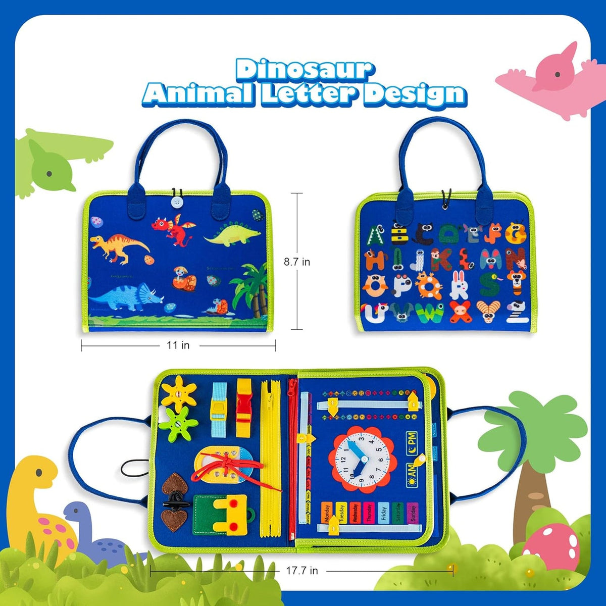 Smart Kids Activity Book sensory learning toy ages 2+