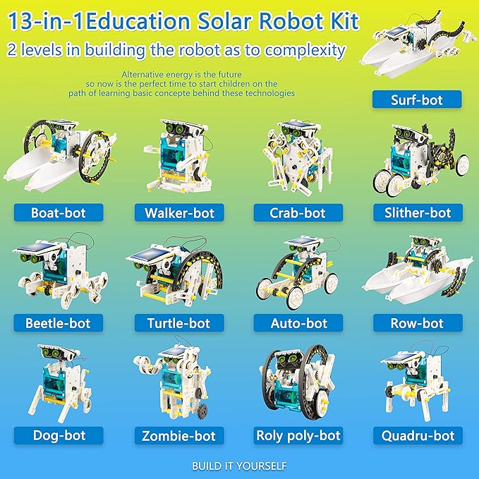 13-in-1 Solar Robot Kit