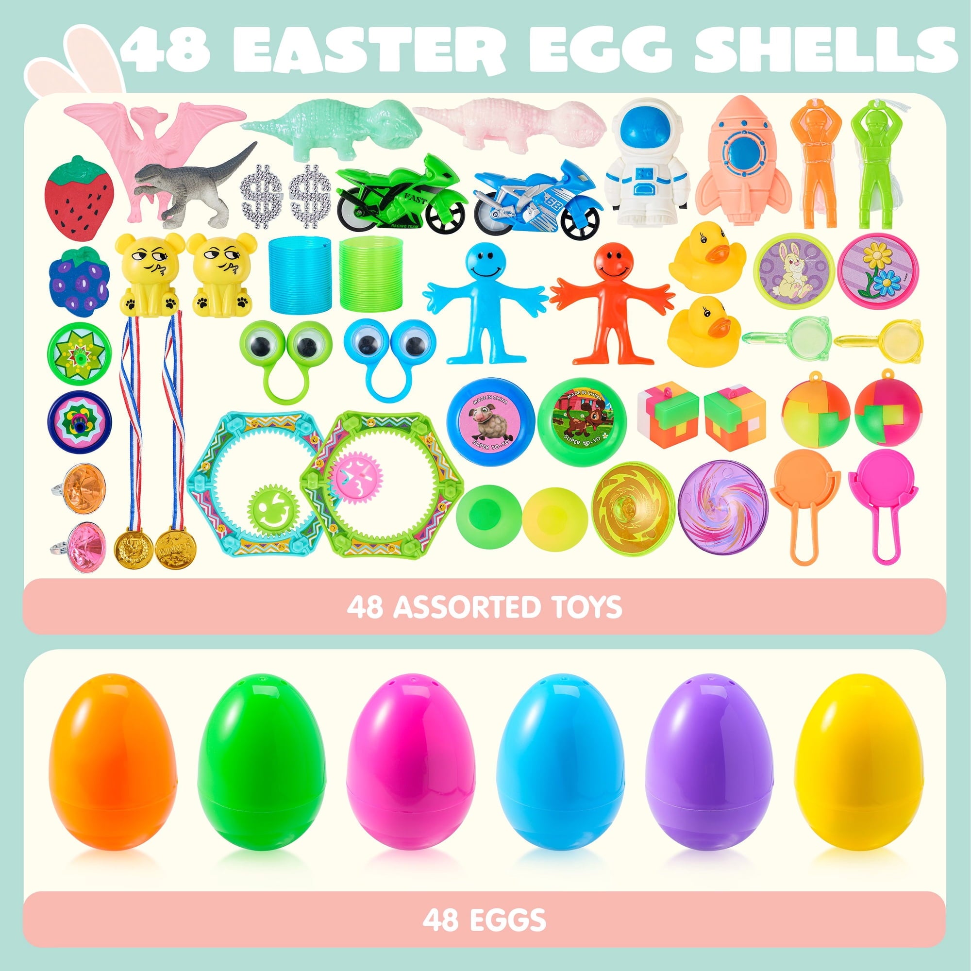 Surprise Prefilled Easter Eggs