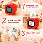 Mini Portable AI Printer