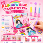 DIY Rainbow Bead Decorative Pen Kit