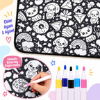 Reusable Coloring Blanket – Soft Fabric, Washable for Kids