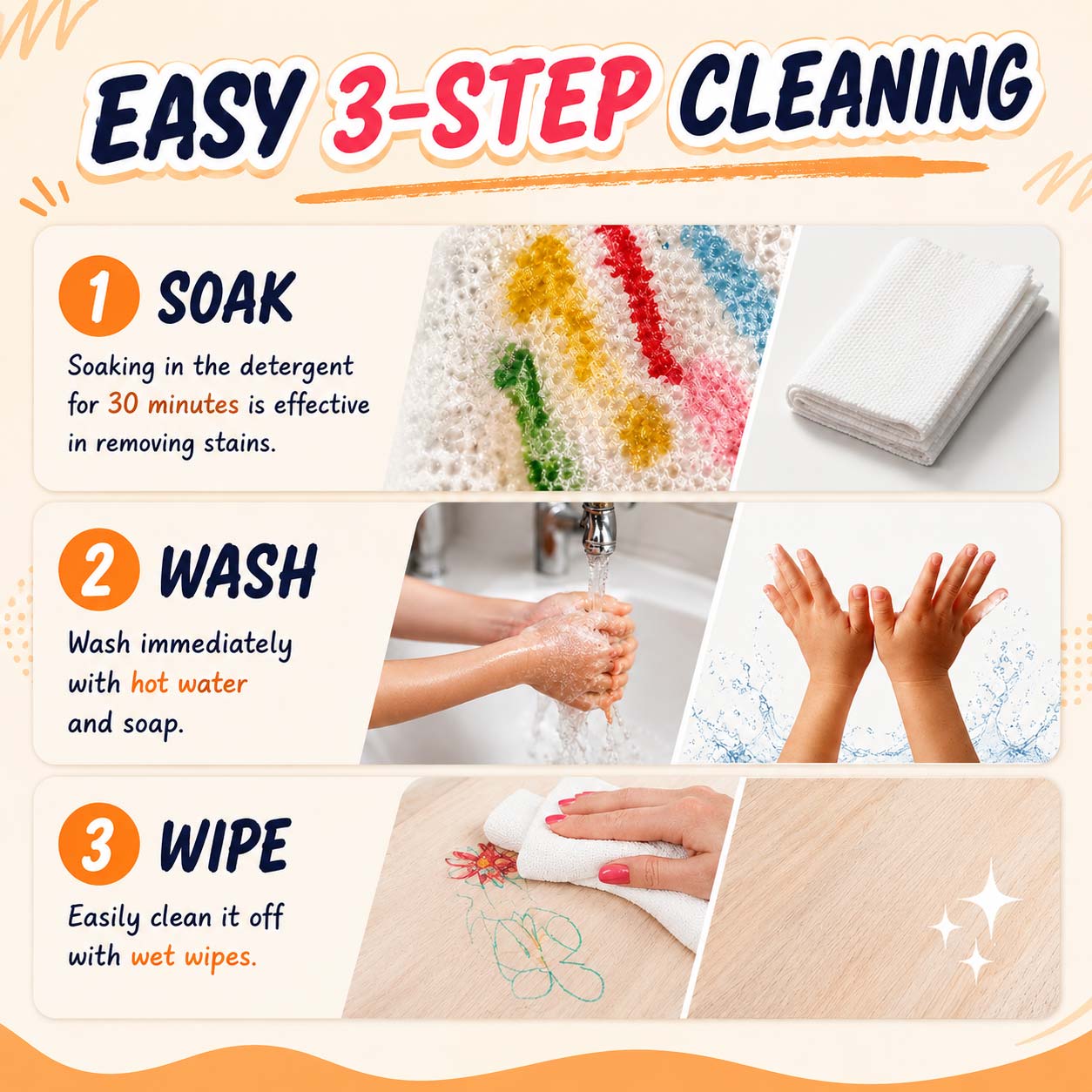 Reusable Coloring Blanket – Soft Fabric, Washable for Kids