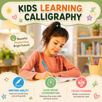 Reusable Handwriting Book – Deep Grooved Tracing Lines with Disappearing Ink