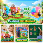 100-Piece Forest Adventure Magnetic Cube Set