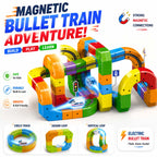 360 Gravity Magnetic Bullet Train Set gravity-defying loop toy 2 trains