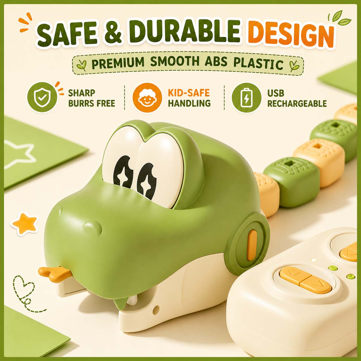 Remote Control Magnetic Snake Game Toy