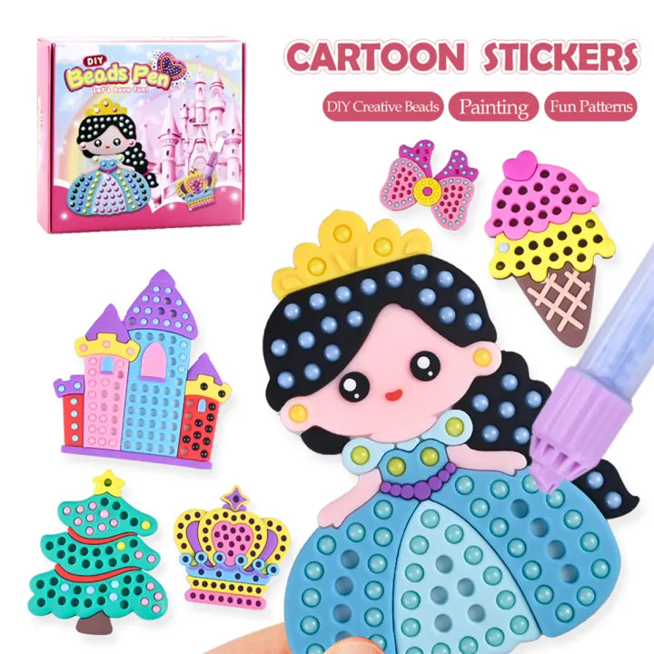 DIY Rainbow Bead Decorative Pen Kit