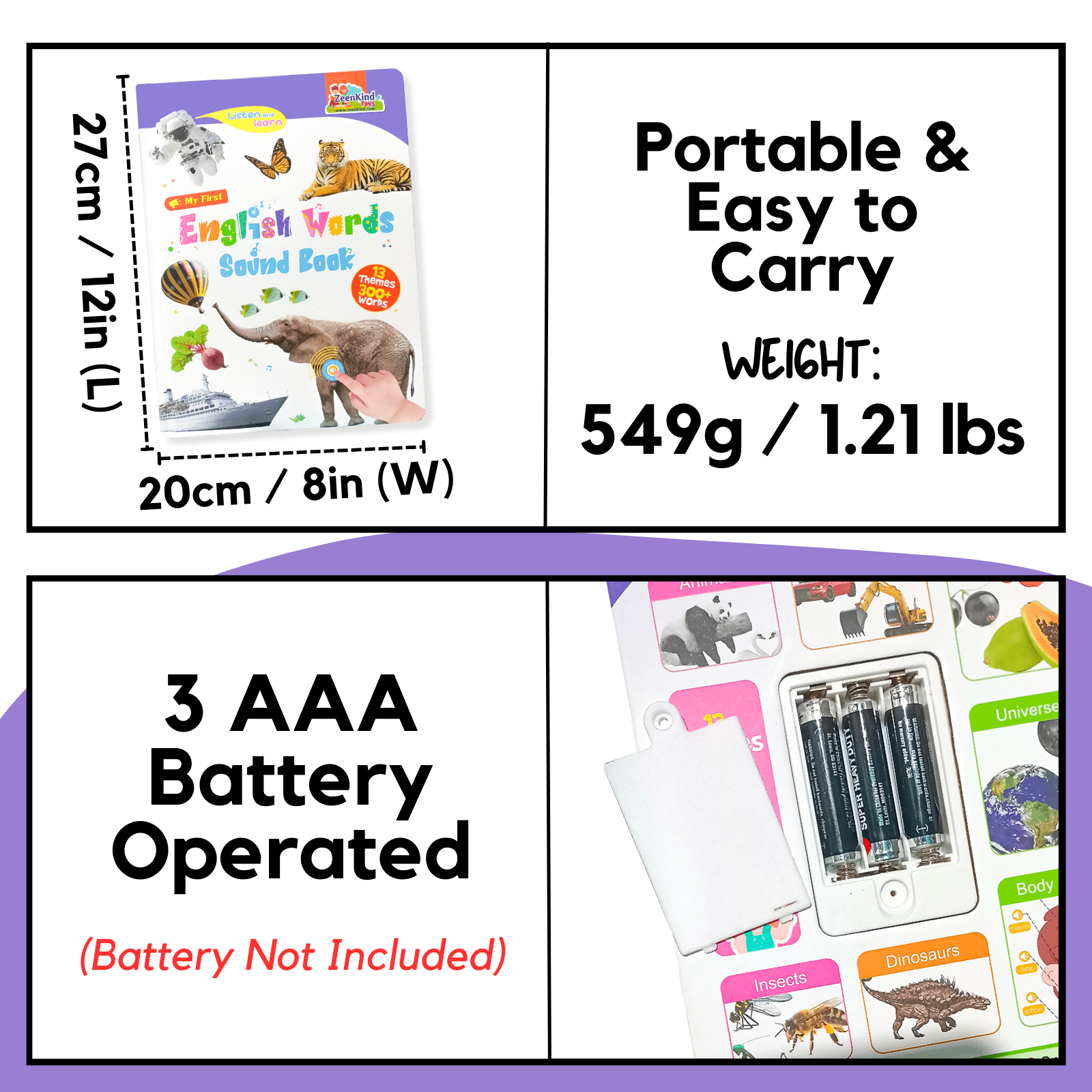 Touch & Learn – Kids Talking Musical English Sound Book