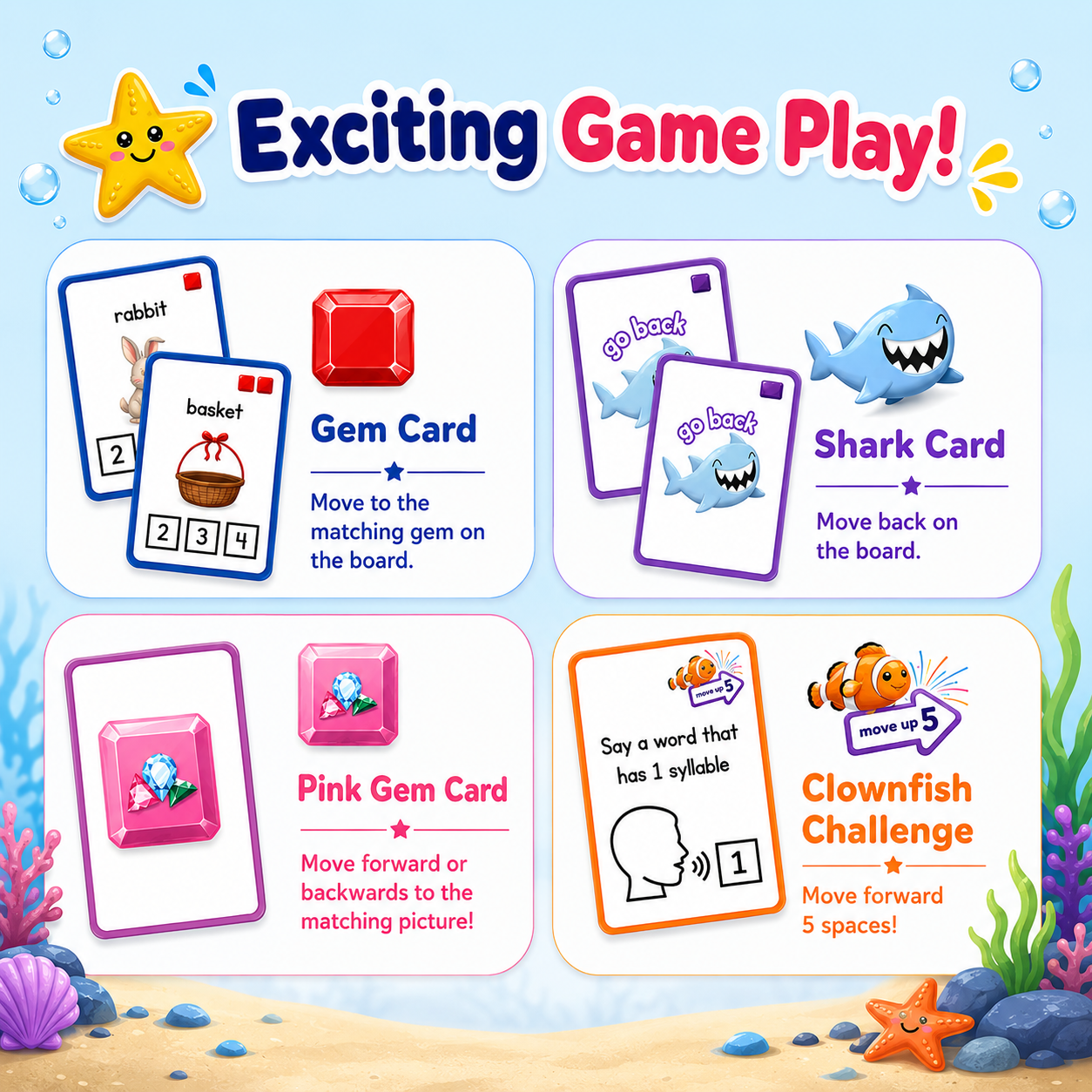 The Fidget Game SquishyLand in Rainbow Reef