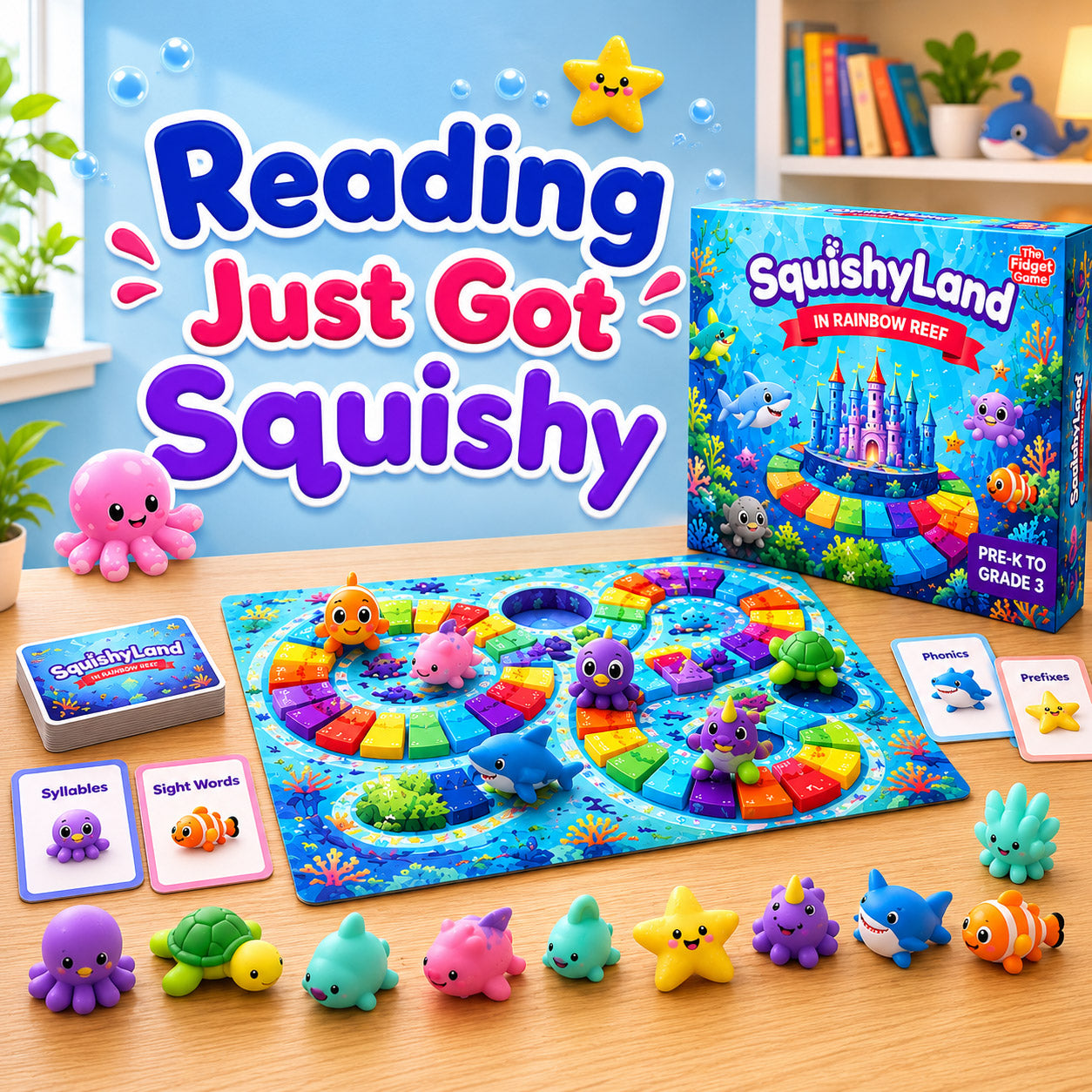 The Fidget Game SquishyLand in Rainbow Reef