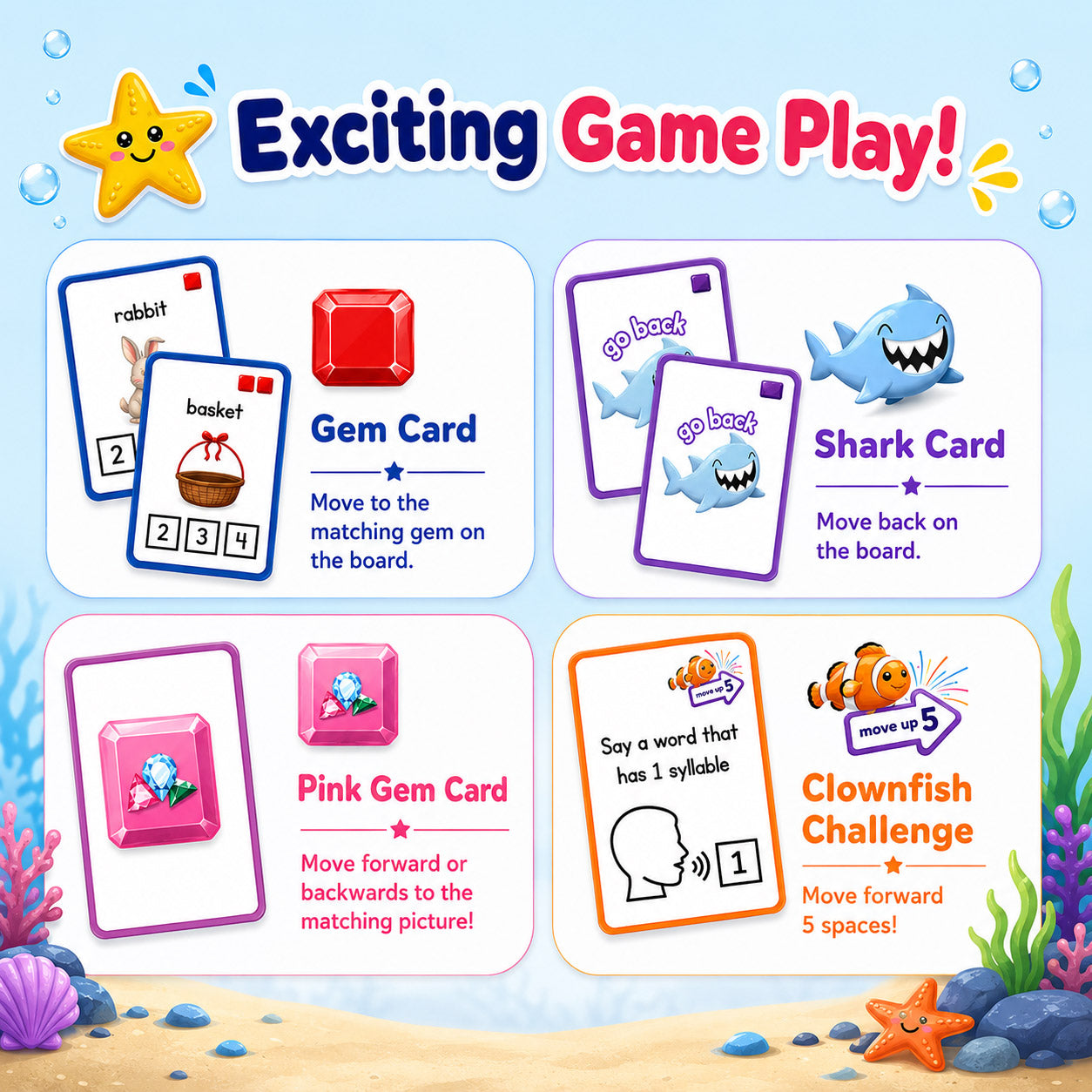 The Fidget Game SquishyLand in Rainbow Reef