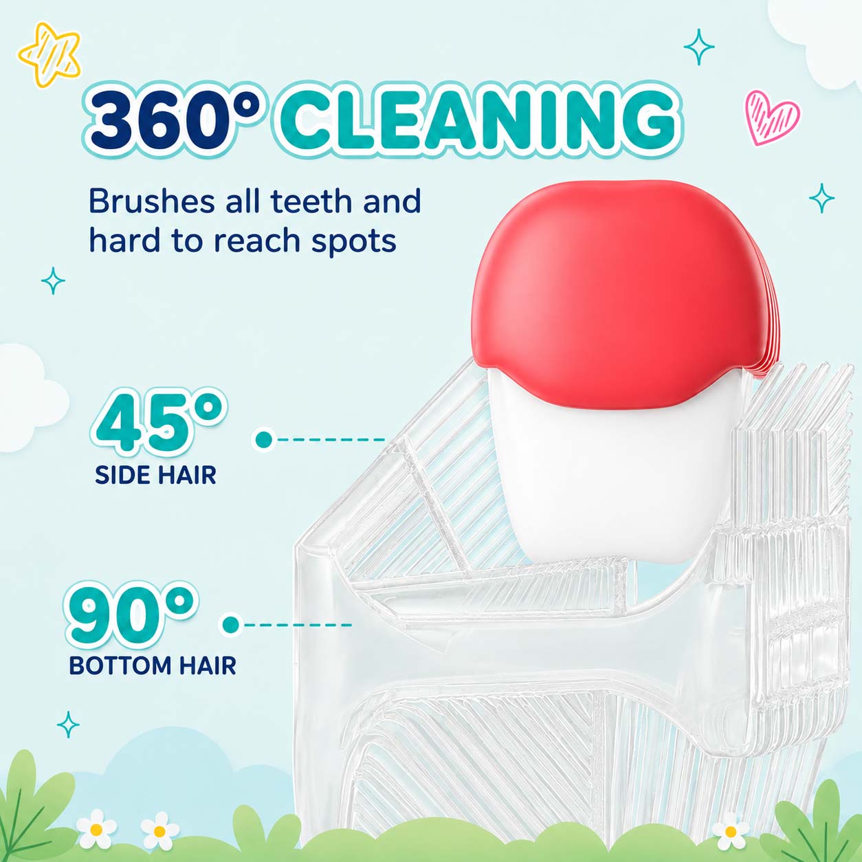 U-Shaped 360º Ultrasonic Toothbrush