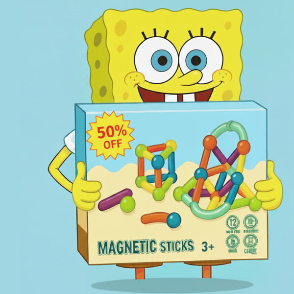 42 Pcs Magnetic Building Sticks