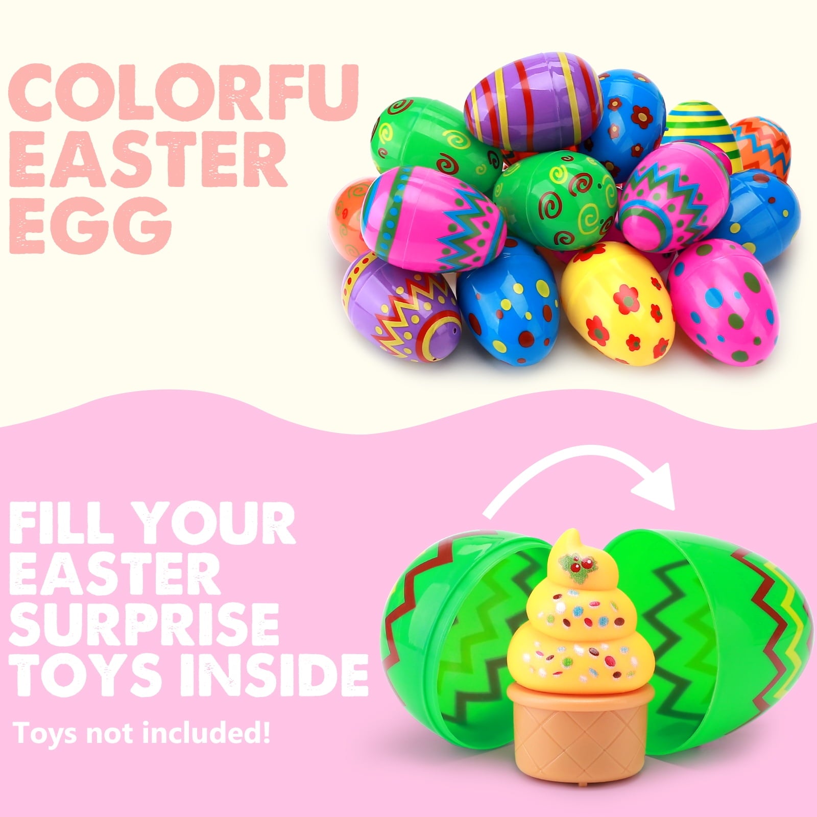 Surprise Prefilled Easter Eggs