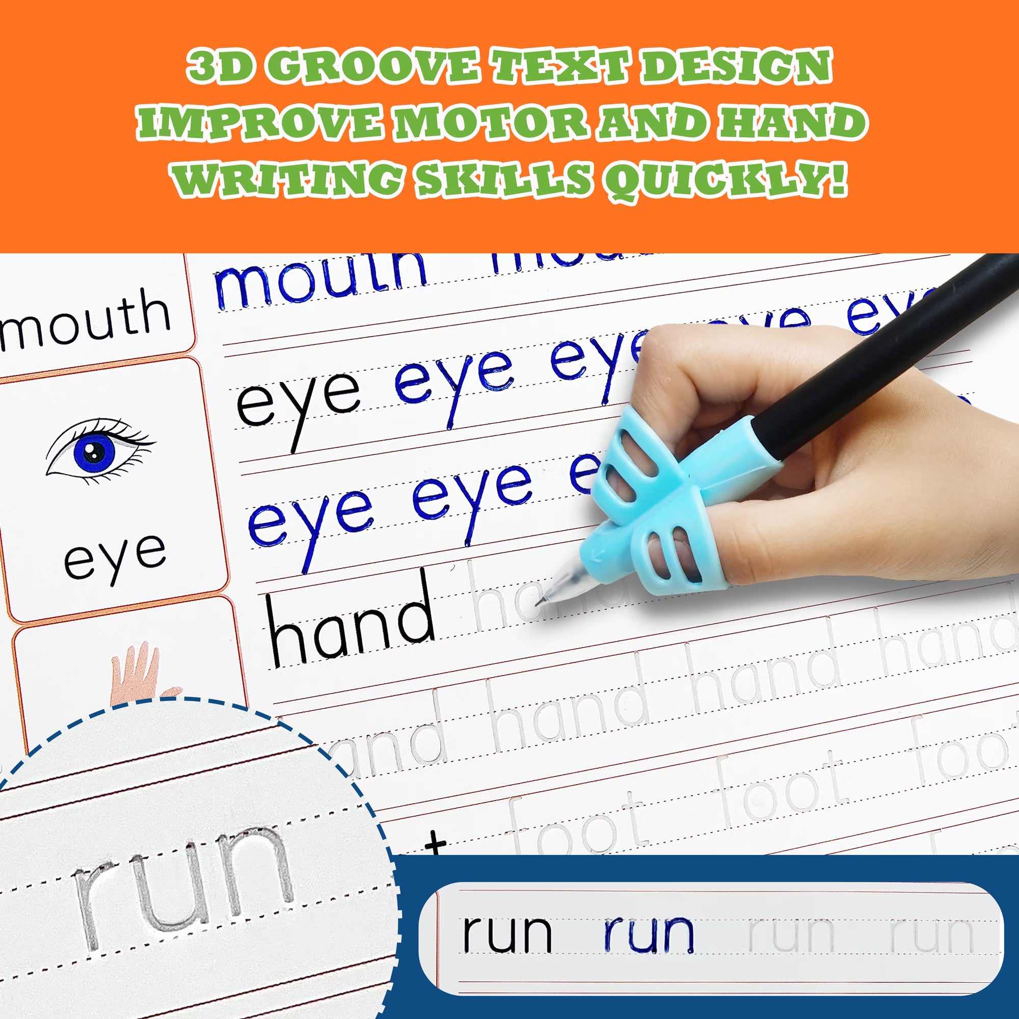 Magic Grooved Writing Practice for Kids