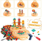 DIY Creative Screw Puzzle Suitcase toy for kids ages 4+
