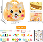 DIY Creative Screw Puzzle Suitcase