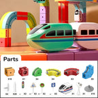 Electric Magnetic Bullet Train Set