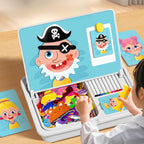 Magnetic Face Puzzle Game