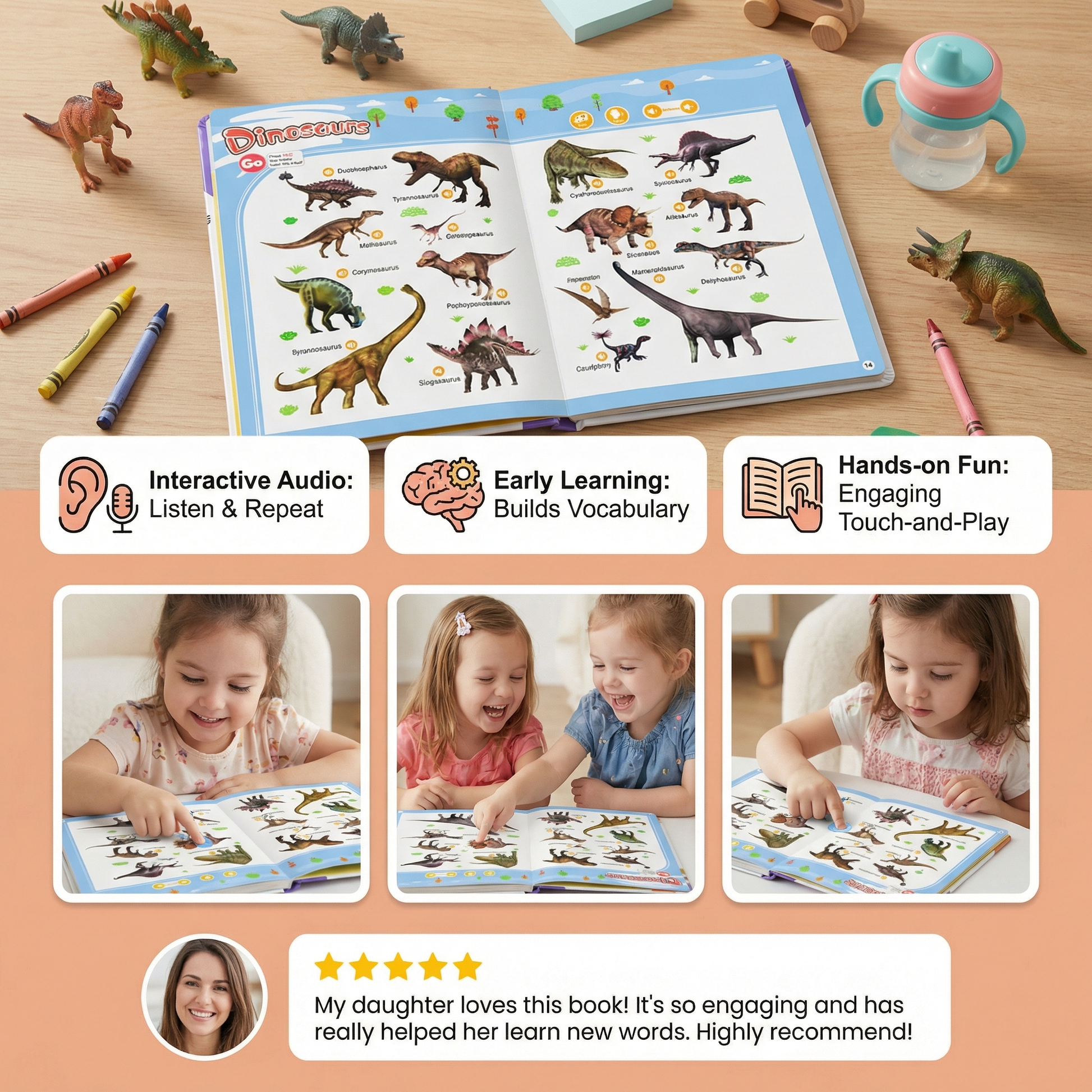 Touch & Learn – Kids Talking Musical English Sound Book