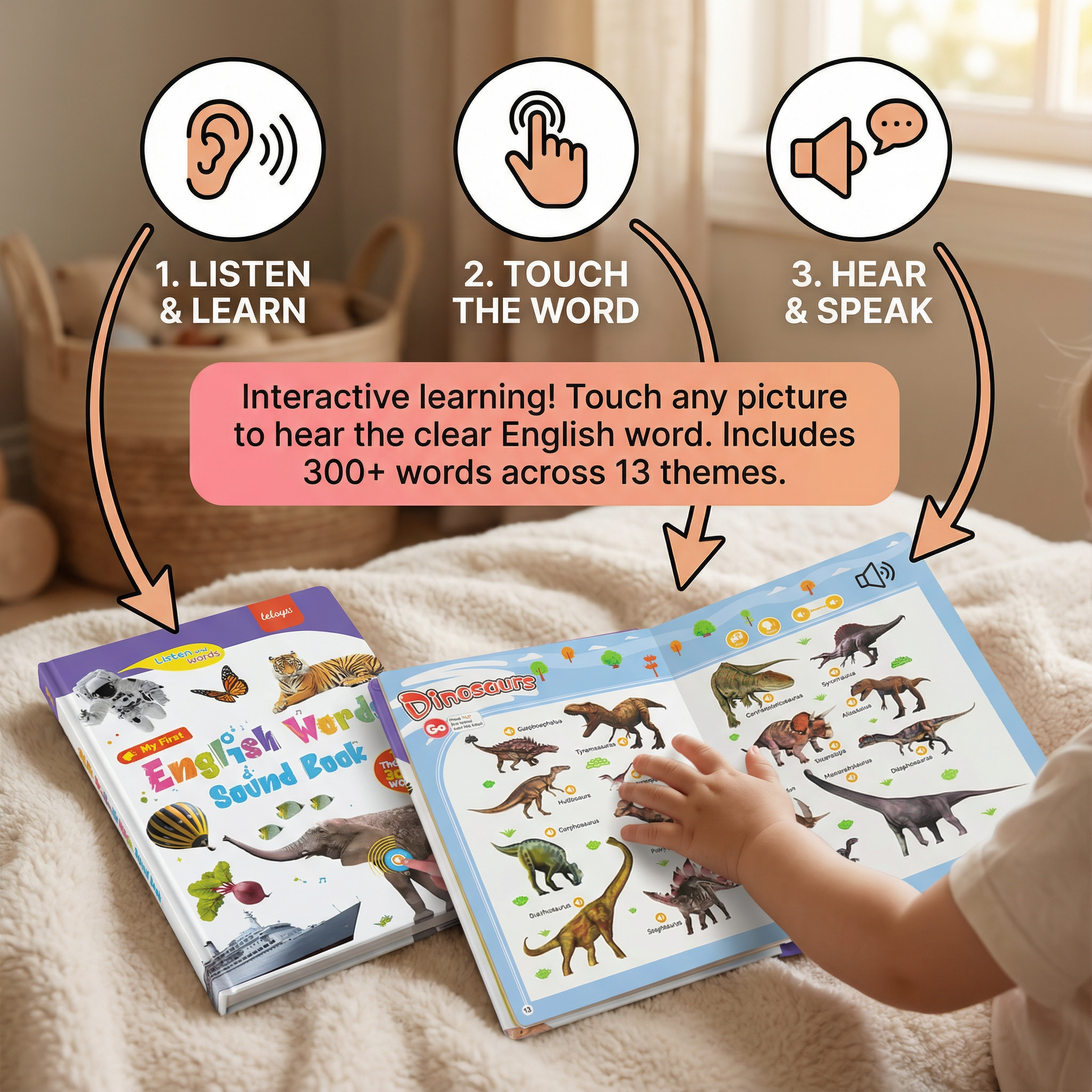 Touch & Learn – Kids Talking Musical English Sound Book